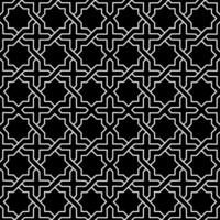 Seamless Islamic Geometric Intricate Pattern vector