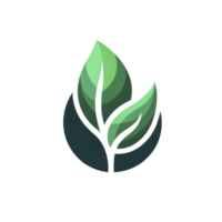 magnifique feuille logo png