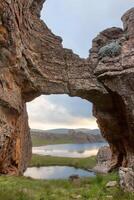 Rock Bridge in Sehlabathebe NP photo