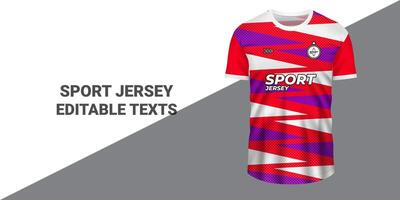 Sports jersey template sports t-shirt design Sports jersey design uniform concept vector