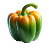 Bell pepper isolated on transparent background png