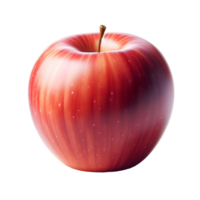 Red apple isolated on transparent background png