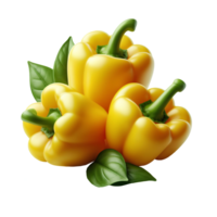 Bell pepper isolated on transparent background png