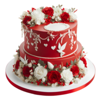 Wedding cake Isolated on Transparent Background png