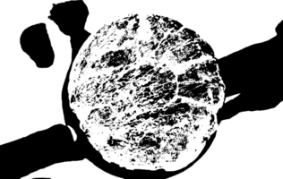 rustiek grunge structuur met graan en vlekken. abstract lawaai achtergrond. grafisch illustratie met transparant achtergrond. png