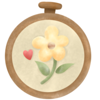 Blume Kreuz Stich png