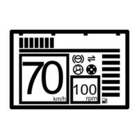 Single illustration template of speed meter to check internet speed. Suitable to be used as a design element for internet speed, network quality, internet connection performance vector