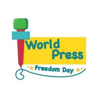 Press button icon, mic symbol. microphone icon design symbol for journalistic needs. press needs equipment. Karaoke stuff. World press freedom day. Microphone element design. vector