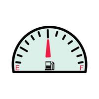 Single illustration template of speed meter to check internet speed. Suitable to be used as a design element for internet speed, network quality, internet connection performance vector