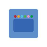 calendario icono en azul antecedentes. plano diseño estilo icono. gráfico elemento diseño recursos. calendario icono para ui botón solicitud. usuario interfaz icono y símbolo diseño elementos vector