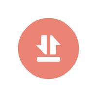 synchronization icon Logo Design Element. Can be used for Web and App. Symbol design icon graphic element resources. Flat design style icon. sync icon for ui button application. user interface design vector