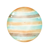 Jupiter clip art, illustration of the planet, A cute cartoon drawing of a star png