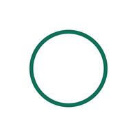 circle shape. clear circle for all purpose. Mathematics problem illustration design element. Basic shap of math vector