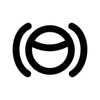 direccion rueda icono diseño elemento. lata ser usado para web y aplicación símbolo diseño icono gráfico elemento recursos de automotor. plano diseño estilo icono para café o bebida tienda caligrafía vector