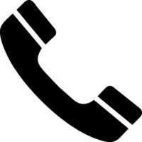 Telephone Icon Flat Style Illustration vector