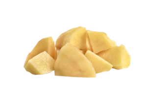 chopped potatoes isolated png