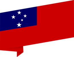 Samoa flag wave png