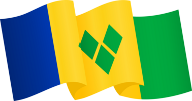 São Vicente e a Bandeira de Granadinas png