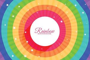 beautiful colorful rainbow vibrant background design vector