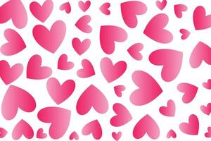 beautiful love heart pattern backdrop for valentines day vector