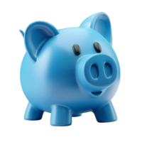 Generated AI Piggy Bank for Developing Good Habit Pig Money on pnone isolated on transparent background png