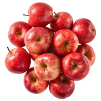 Generated AI Fresh Apple fruit plant food isolated transparent png