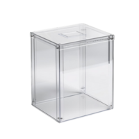 Generated AI Transparent Plastic Containers isolated on transparent background png