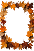 dry leaves frame border transparent background png