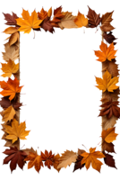 dry leaves frame border transparent background png