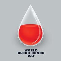 blood donor day concept design vector