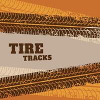 abstract tire track marks background vector