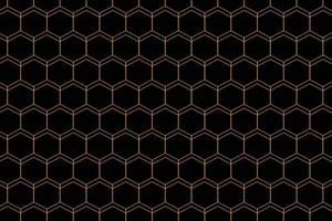 geometric style hexagon shape pattern on dark background vector