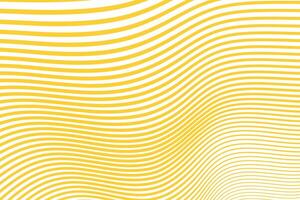 abstract curvy motion yellow outline stripe background design vector