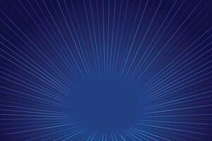 blue technology style perspective zoom lines background vector