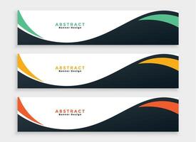 wavy style modern web business backdrop template for corporate presentation vector