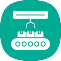 Product Glyph Curve Icon Design vector