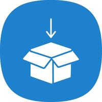 Package Design Glyph Curve Icon Design vector