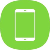 Barcode Scan Glyph Curve Icon Design vector