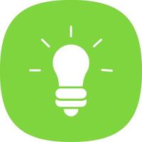 Innovation Glyph Curve Icon Design vector