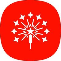 Bengal Light Glyph Curve Icon Design vector