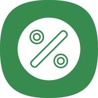 Divide Glyph Curve Icon Design vector