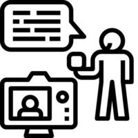modern line style icon vector