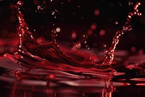 Red wine splash Red wine splash photo