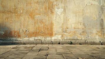 Aged street wall background texture concept. photo