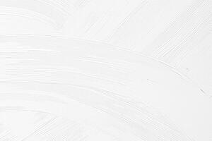 Crisp White Brushstroke Texture, Minimalist Background for Design. photo