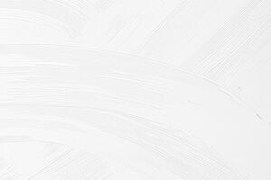 Crisp White Brushstroke Texture, Minimalist Background for Design. photo