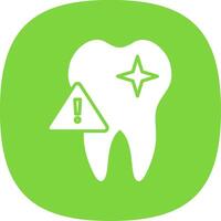 Information Glyph Curve Icon Design vector