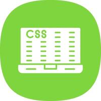 Data Encryption Glyph Curve Icon Design vector