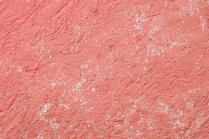 Vibrant Coral Grunge Texture, Perfect Copy Space Background. photo