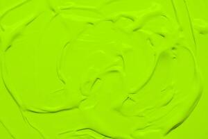 Vibrant Green Paint Smudges, Creative Color Inspiration. photo